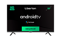 ТЕЛЕВІЗОР Liberton LTV-32H02AT LED 32" 81см, 1366х768пікс. HD ready, ANDROID 11, DVB-T/C/T2, пам'ять 1Гб/8Гб , звук 16Вт, фото 2