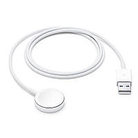 Беспроводное зарядное устройство для Apple Watch Magnetic Fast Charger USB (MKLG2CH/A1570)- белый