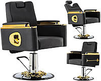 Гідравлічний обертовий крісло-фотель для перукарні Midas для перукарського салону.