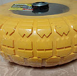 Колесо пінополіуретанове 3,5х4" о/d 20 мм до будівельної тачки арт.01-026 Budmonstr, фото 3