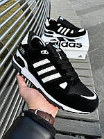 Кроссовки мужские Adidas ZX 750, мужские черные замшевые кроссовки, мужские брендовые кроссовки Адидас