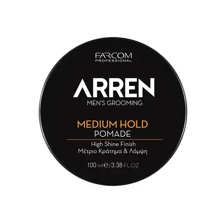 Помада для укладання середньої фіксації глянцева Arren Grooming Pomade Medium Hold (11143)