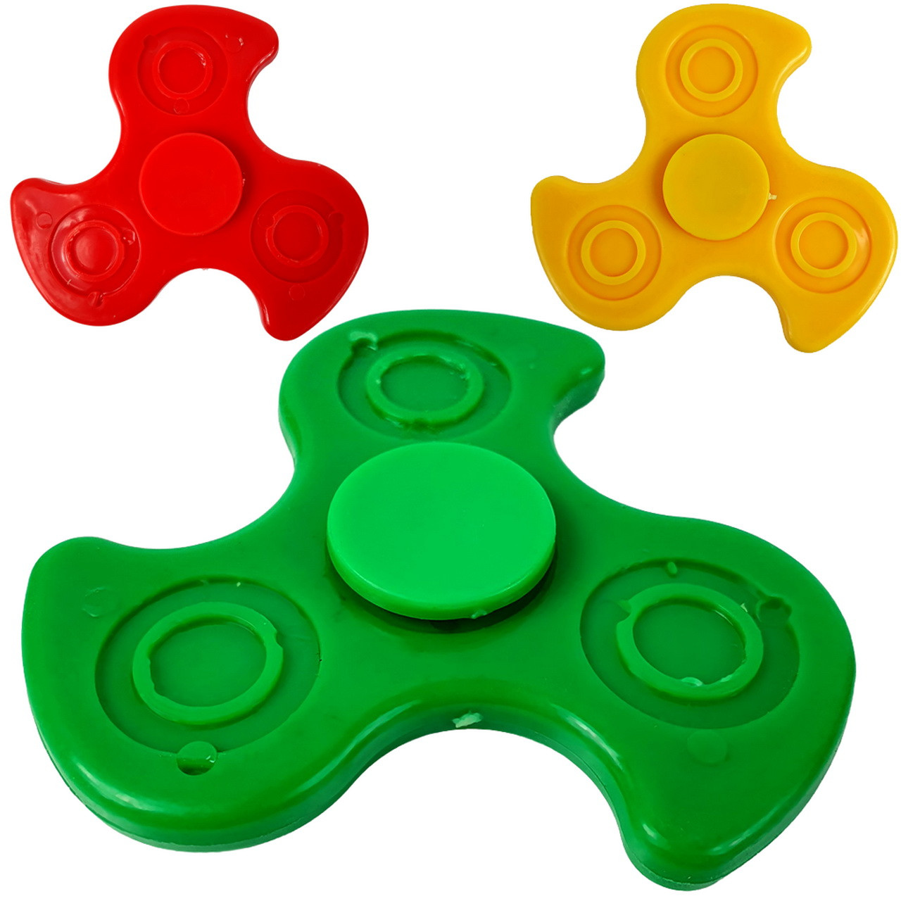 Спиннер пластиковый игрушка-вертушка капля, цвета в ассортименте - фото 1 - id-p2094191843