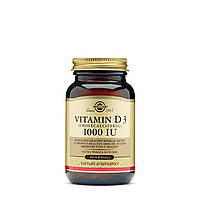 Витамин Д3 (холекальциферол) Vitamin D3 Solgar 25 мкг (1000 МЕ) 100 капсул PR, код: 7701636