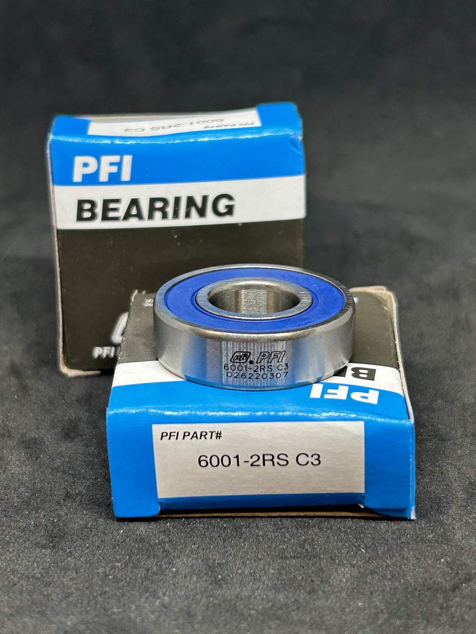 Підшипник 6001 2RS C3, 180101 (12*28*8) PFI USA Original, фото 1
