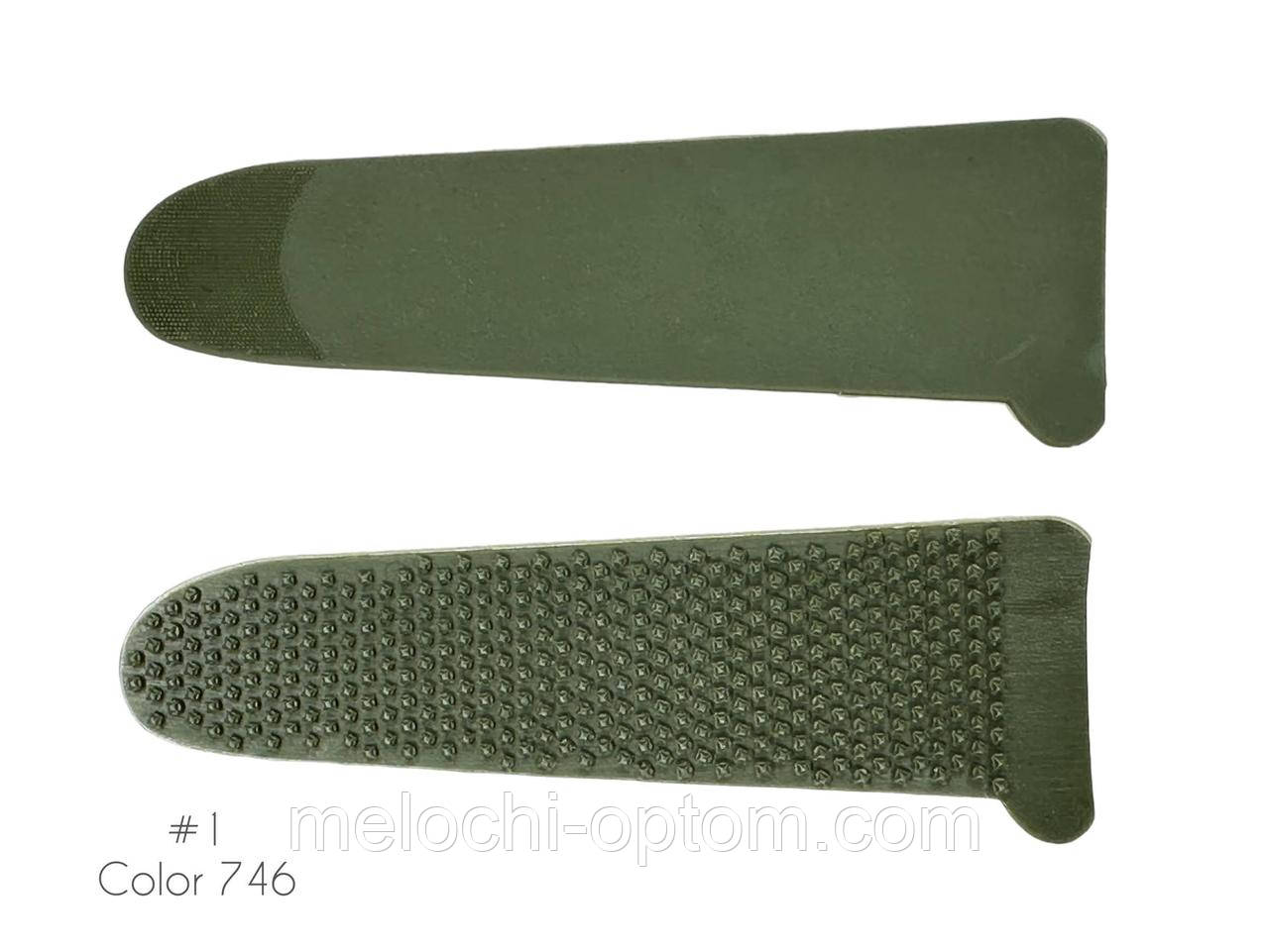 Застібки-липучки на манжети ПАТИ №1 комплект 2шт ліва та права Хакі, фото 1