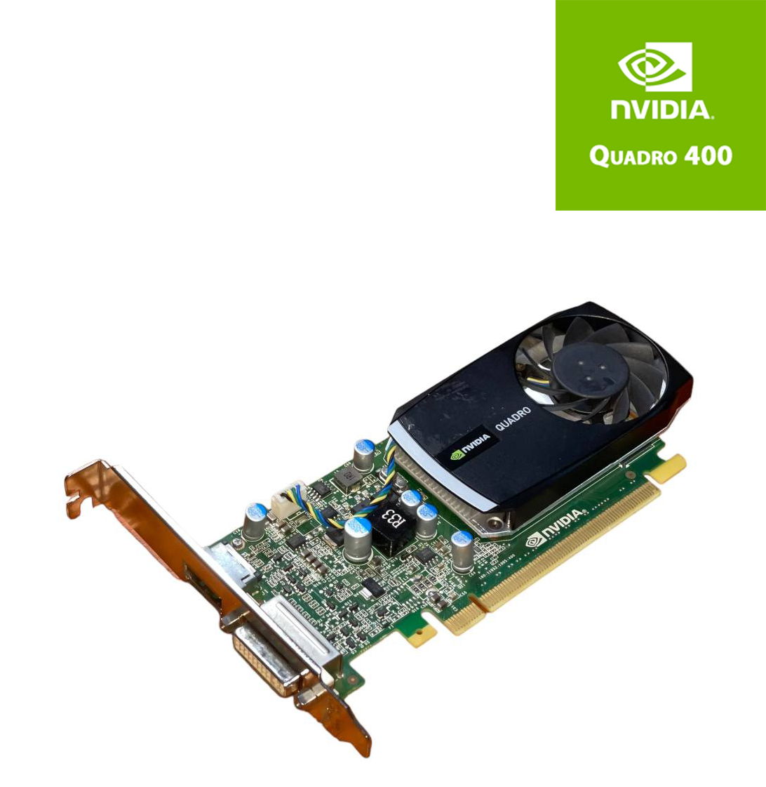 Відеокарта NVIDIA Quadro 400/512MB GDDR3, 64-bit/1x DVI, 1x DisplayPort