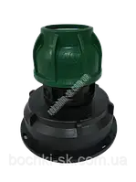 Перехідник DN50 труба 32 мм (дрібна різь) 62 мм