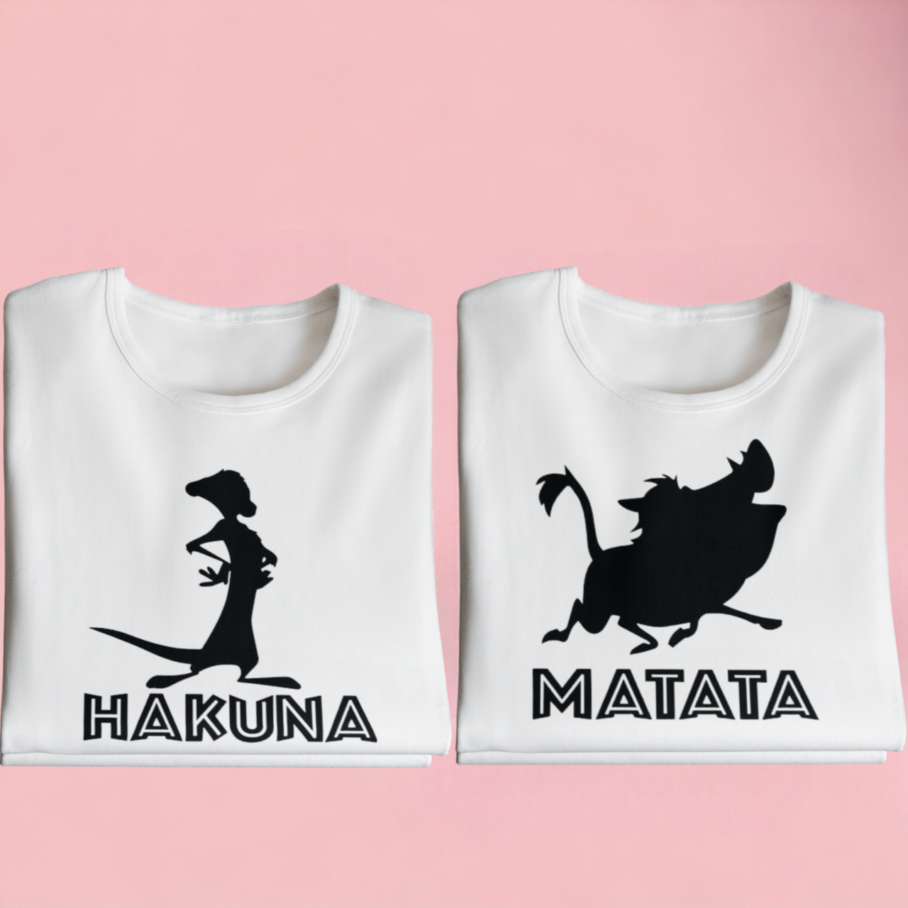 "Hakuna Matata" набір парних футболок для закоханих, фото 1