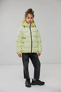 Демісезонна куртка на дівчинку ККТ-24 лимонна 122