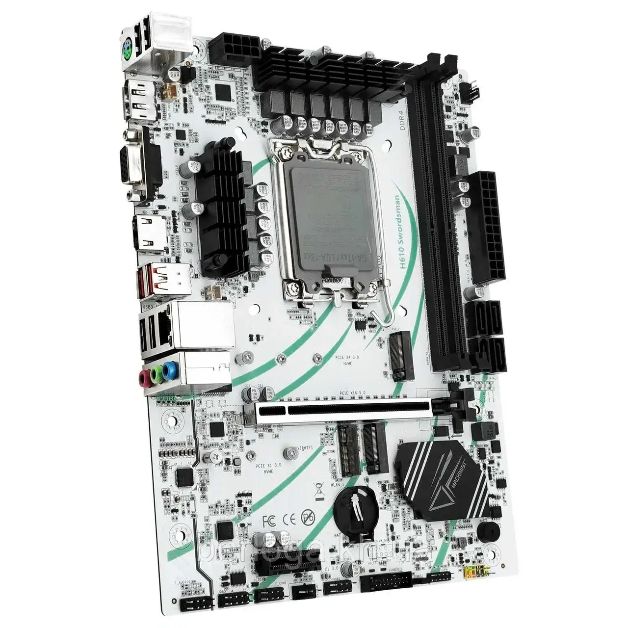 Материнская плата MACHINIST H610 Swordsman LGA 1700 (ID#2094202538 ...