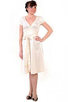 Платье женское из жаккардового шелка с поясом, интернет магазин женской одежды пл 790