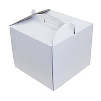Коробка для торту біла (30*30*25 см)