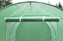 Теплиця садова, парник Focus Garden 3x6x2 м (подвійні двері) зелена, фото 5
