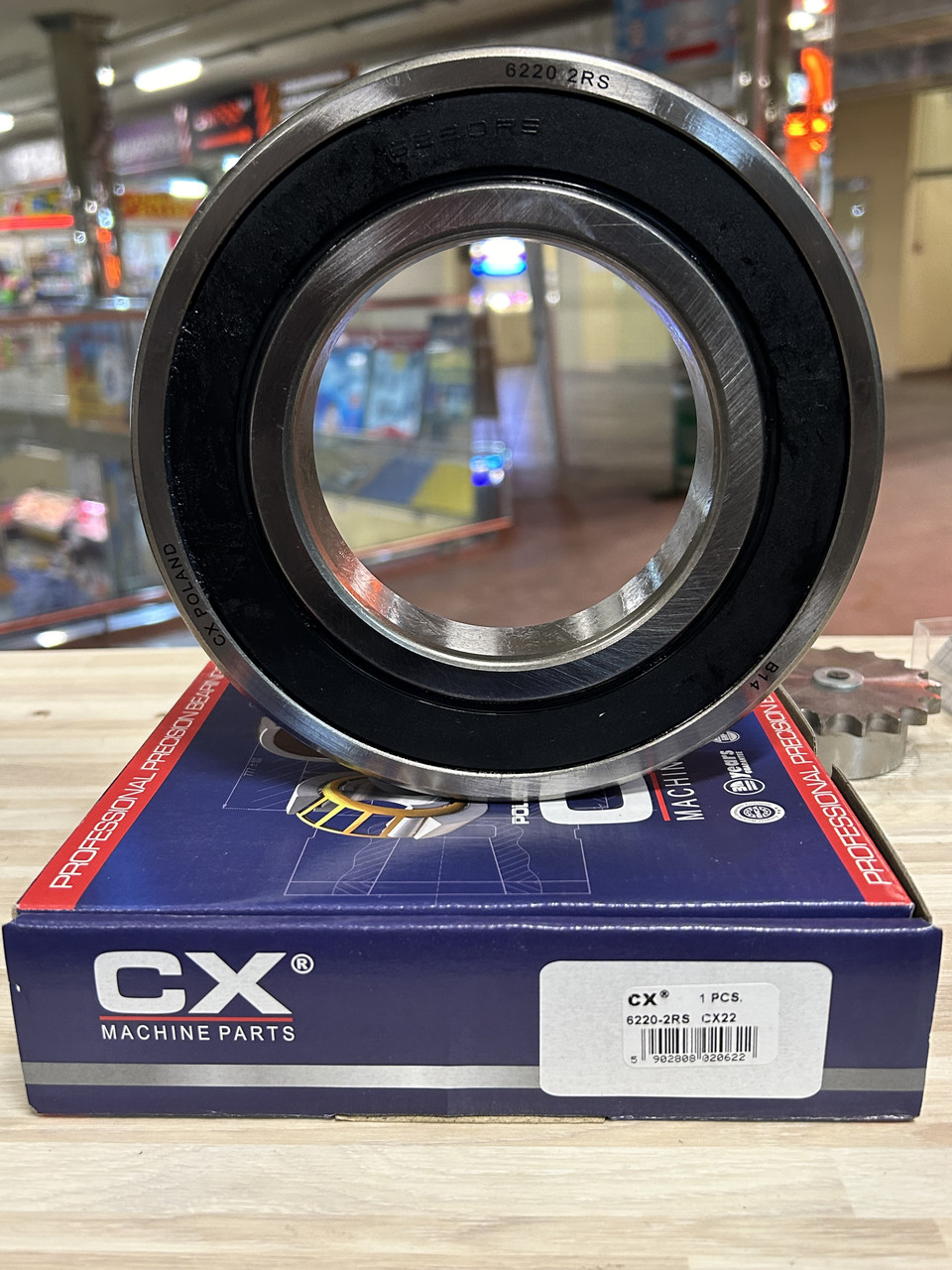 Підшипник 6220 2RS, 180220 (100*180*34) CX POLAND ORIGINAL!!!, фото 1