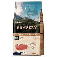 BRAVERY Iberian Pork Mini Adult,сухий корм для дор.собак дрібних порід,з іберійською свининою 7kg (314)