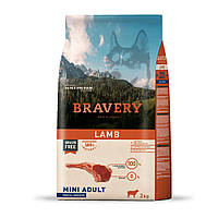 BRAVERY Lamb Mini Adult,сухий корм для дор.собак дрібних порід,з ягням  2kg