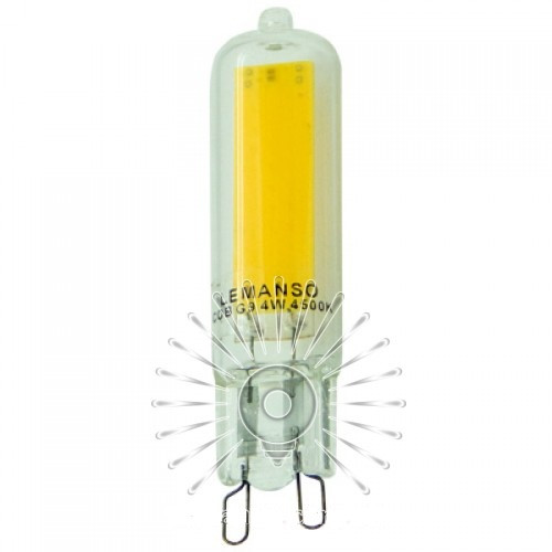 Лампа Lemanso G9 COB 4W 380LM 230V 6500K прозора/LM3025, фото 1