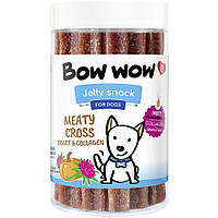 Лакомства для собак"Bow wow"жувальні палички з білком комахам та колагеном, 12 см/340 гр (18 шт/уп)