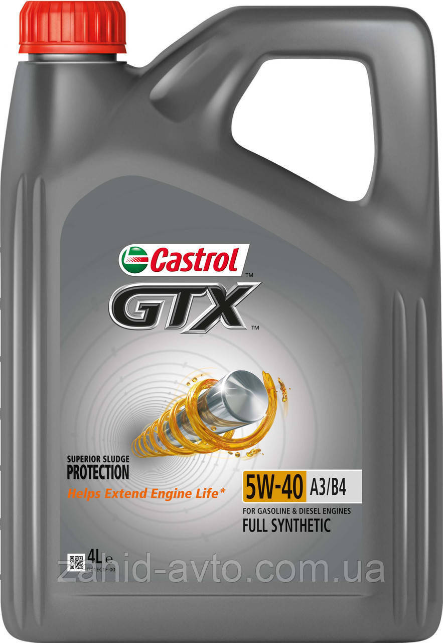 Моторне масло Castrol GTX 5W-40 A3/B4 4л