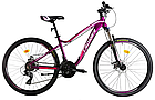 Велосипед гірський Crosser P6-2 27.5" рама 15.5 дюйма Чорний, фото 4