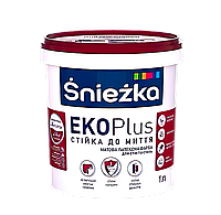 Sniezka EKO Plus матова латексна фарба для стін і стель