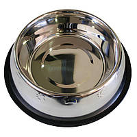 Миска CROCI з карбуванням на гумці, нерж., 0,47л, 20,5 см (6 шт/уп.) *