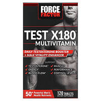 Force Factor, Test X180 Multivitamin (120 таб.), мужские витамины + тестостерон