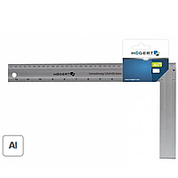 Угольник столярный алюминиевый HOEGERT 250х190 мм
