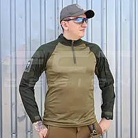 Тактическая рубашка Убакс CoolPass antistatic хаки/койот