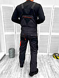 Костюм чоловічий робочий, спецодяг захисна куртка та напівкомбінезон, спецівка classic роба для робітників, польша, фото 4
