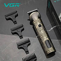Машинка для стрижки аккумуляторная VGR V -962,профессиональная ,для стрижки бороды и усов.Триммер