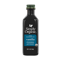 Simply Organic, Мадагаскарская ваниль, безспиртовой ароматизатор, 118 мл