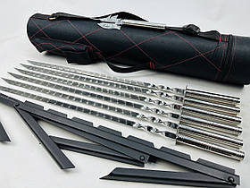 НАБІР ШАМПУРОВ В ТУБУСІ КЛАСИК (Набір з 9 предметів) в чохлі, подарунок чоловікові