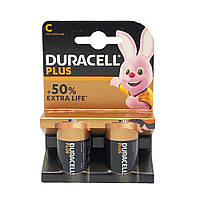 Батарейки C (LR14) Duracell Plus Alkaline (2шт.)