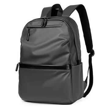 Рюкзак для ноутбука 15" Lesko 2205 Dark Gray 20-35 л водонепроникний міський