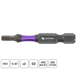 Біта ударна HOEGERT HEX H4 сталь S2 50 мм