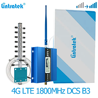 Lintratek 4G Усилитель мобильной связи LTE 1800Mhz DCS Репитер Полный комплект