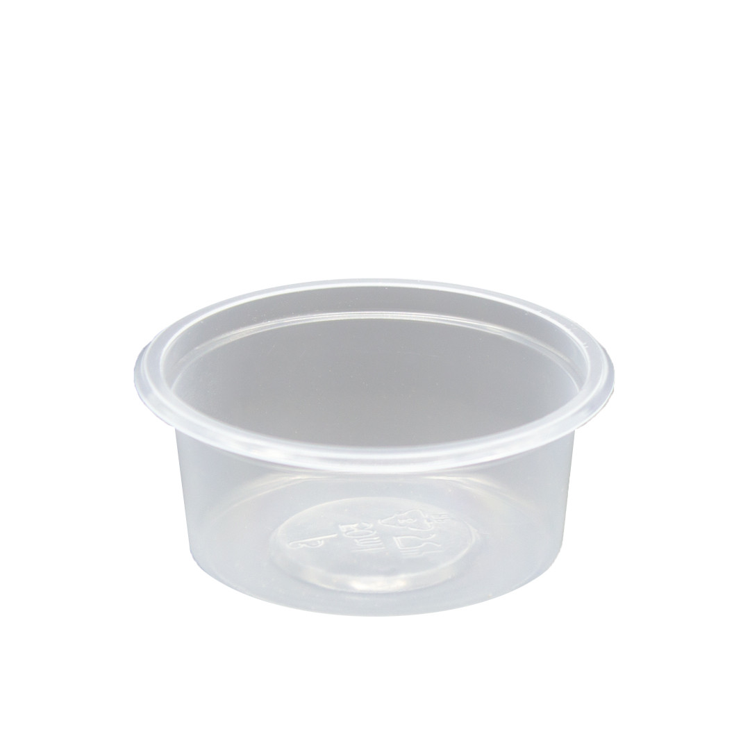 Соусник прозрачный одноразовый контейнер для соусов 66/27 30мл. PP PL ...