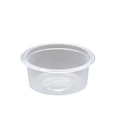 Соусник прозорий одноразовий контейнер для соусів 66/27 30мл. PP PL 1уп/100шт