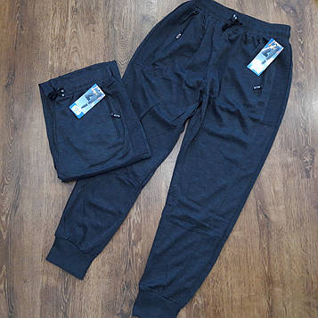 Чоловічі спортивні штани з манжетами "KENALIN" Art: 1402-6 8XL(60-62)Сірий