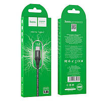 Кабель Type-C 1.0 m HOCO X50 Excellent charging (6931474734235) чорний (коробка)