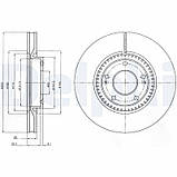 Комплект гальмівних дисків (2 шт) передній лів/прав HYUNDAI CRETA, GRANDEUR, I30, I40 I, I40 I CW KIA CEE'D,, фото 2