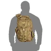 Военный рюкзак койот с липучками для кобуры Оксфорд 900D, Сумка быстрого сброса через плечо 42*26*17 см 20Л