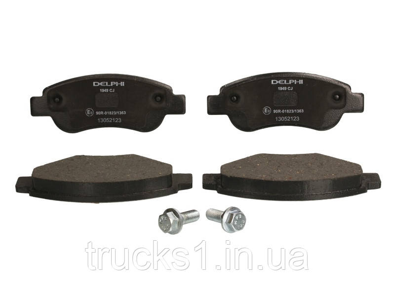 Комплект гальмівних колодок передн , CITROEN C1, C1 II PEUGEOT 107, 108 TOYOTA AYGO, AYGO/HATCHBACK