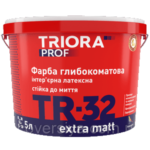 Фарба латексна  глибокоматова TR-32 Extra Matt ТМ Triora prof