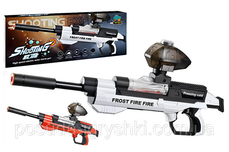 Автомат 45см ST630A на акумуляторі та USB зарядним з гелевими пульками, 2 кольори, в коробці розмір 45,3-7,6-17,6 см., фото 1