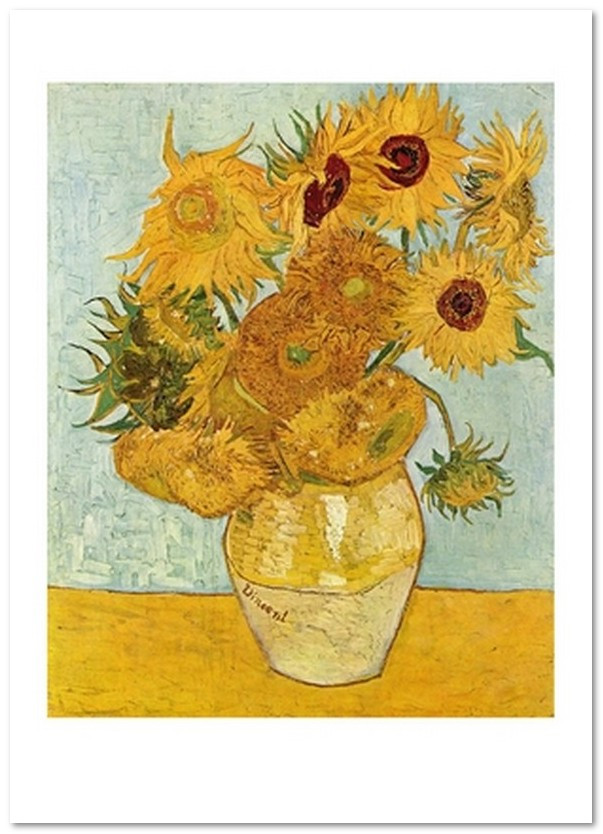 Листівка Vincent van Gogh — Sunflowers, 1889, фото 1