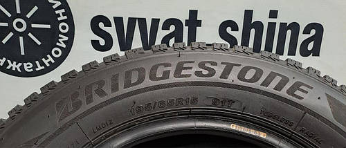 Шини б/у зимові 195/65R15 Bridgestone Blizzak LM001, фото 5
