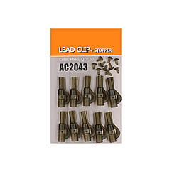 Кліпса безпечна Orange Lead clip+stopper 10 шт